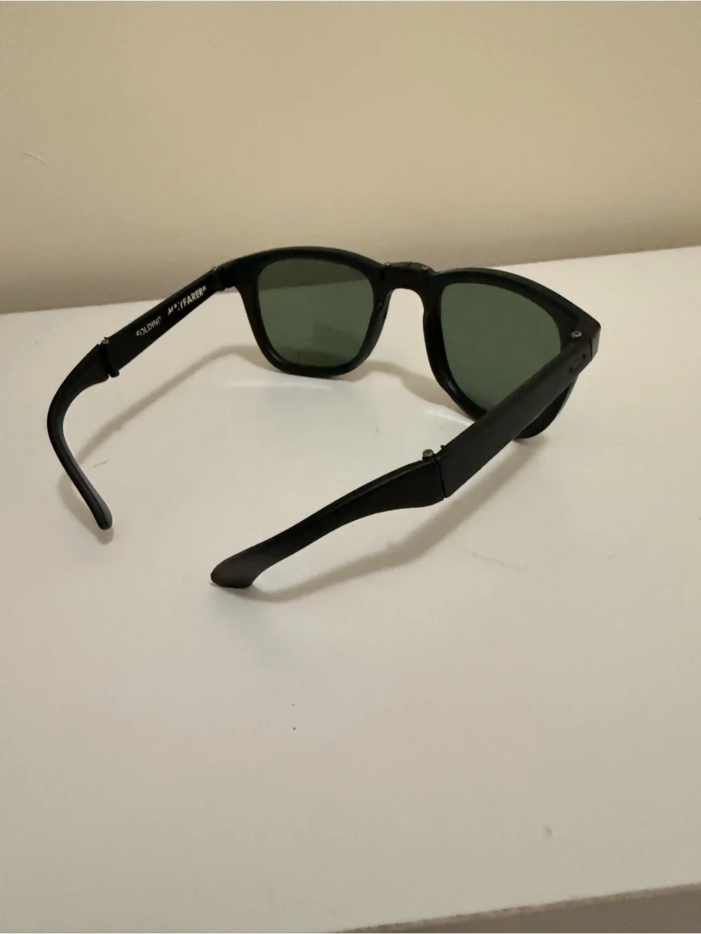 Ray Ban Bausch Lomb Vintage Sunglasses Wayfarer Folding Black Matte